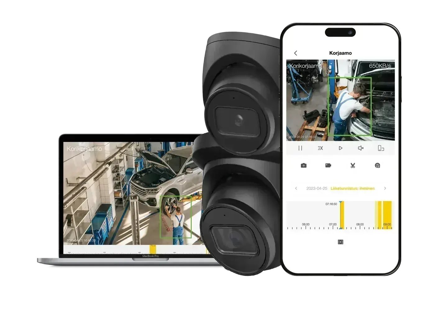 Kameravalvontajärjestelmä mobiilisovelluksella